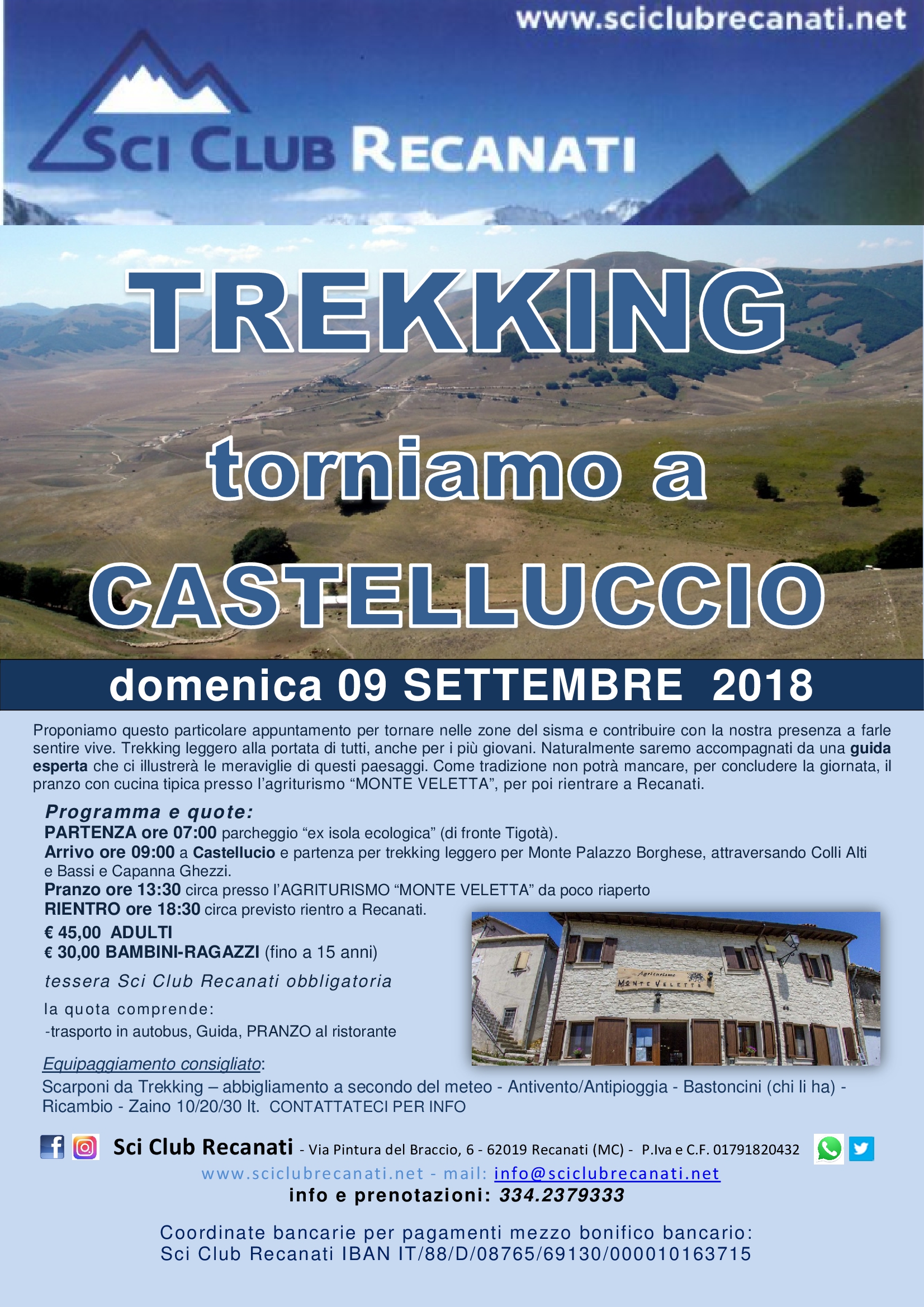 Trekking Castelluccio 2018